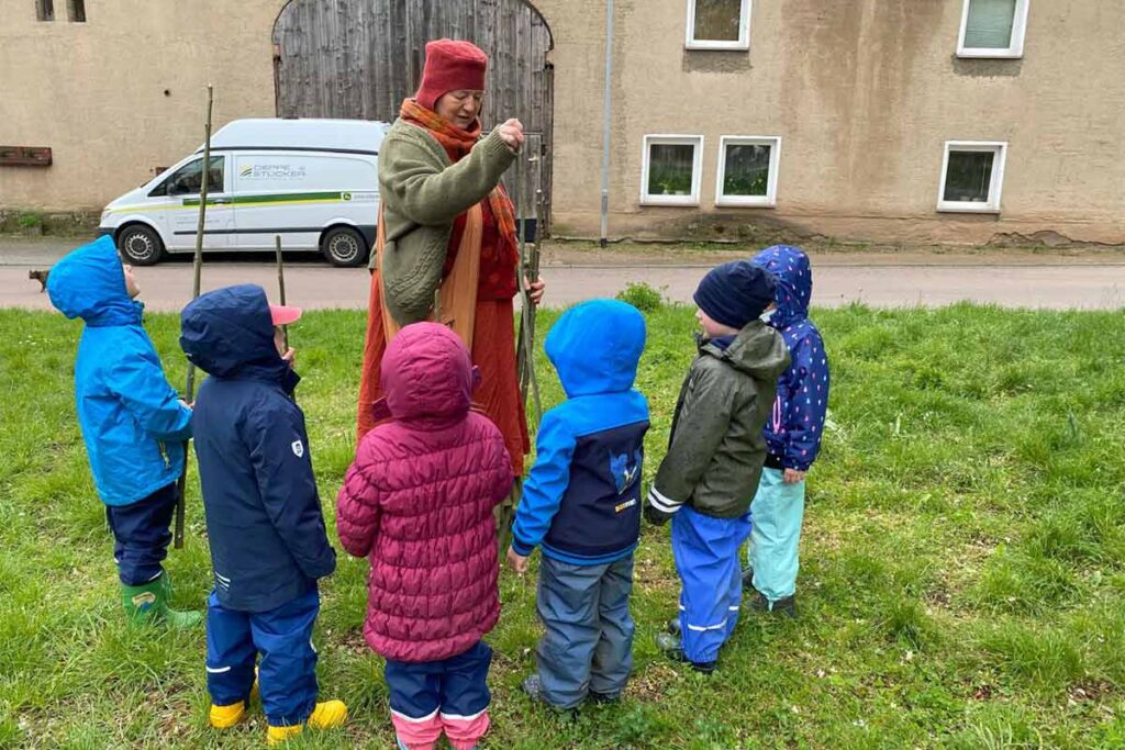 Erlebnisse mit Tieren:Gänsemagd