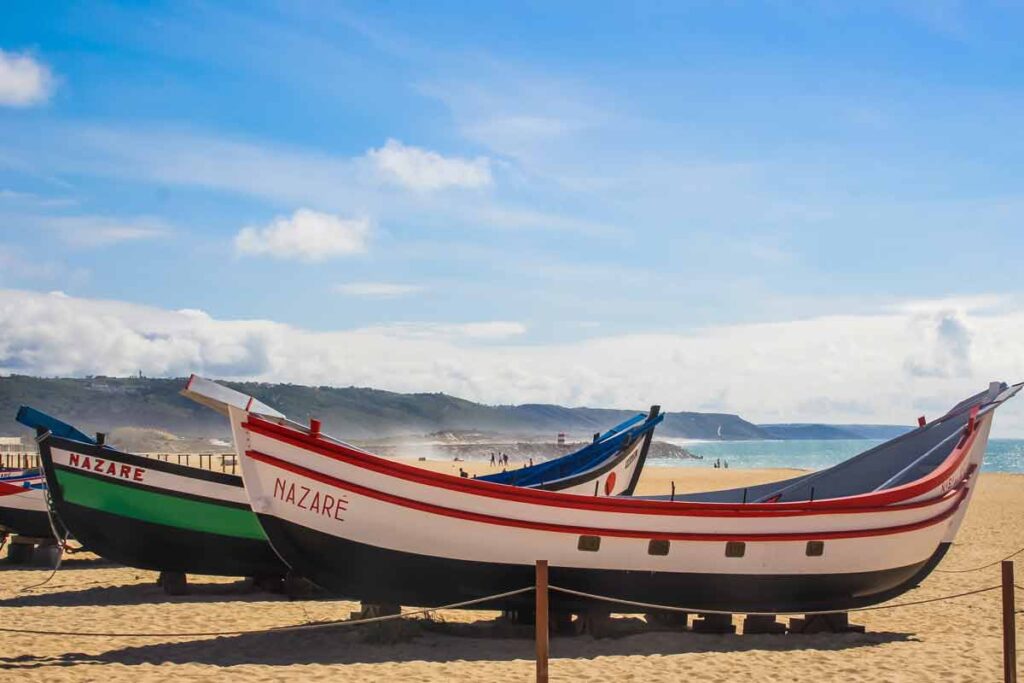 Boote in Nazare