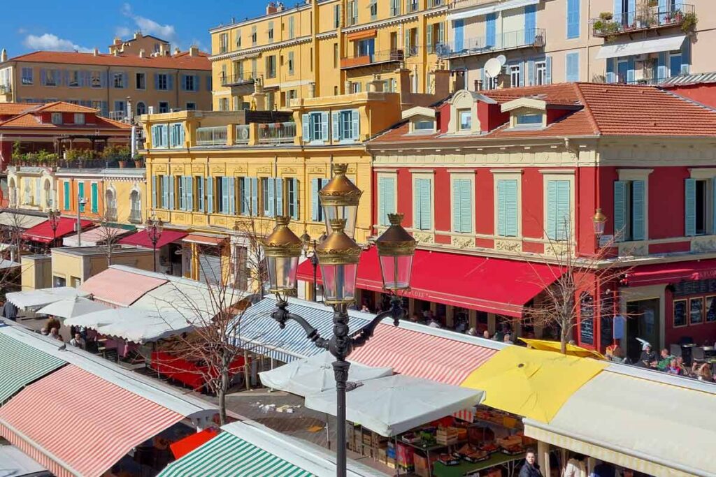 Blick auf den Cours Saleya