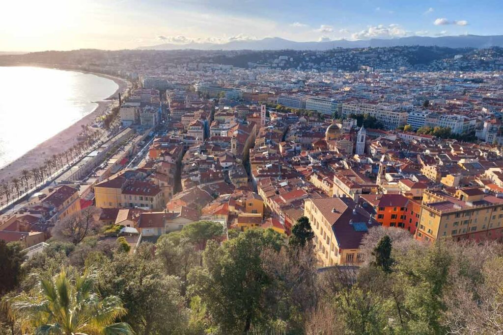 Ausblick auf Nizza