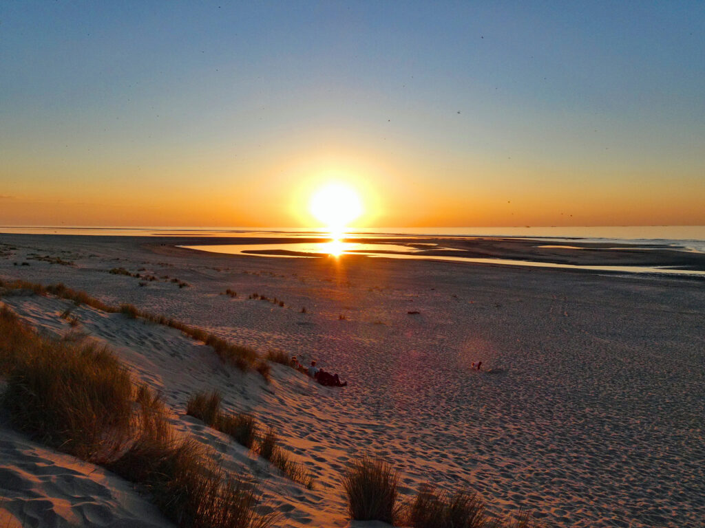 Ouddorp Strand Sonnenuntergang 