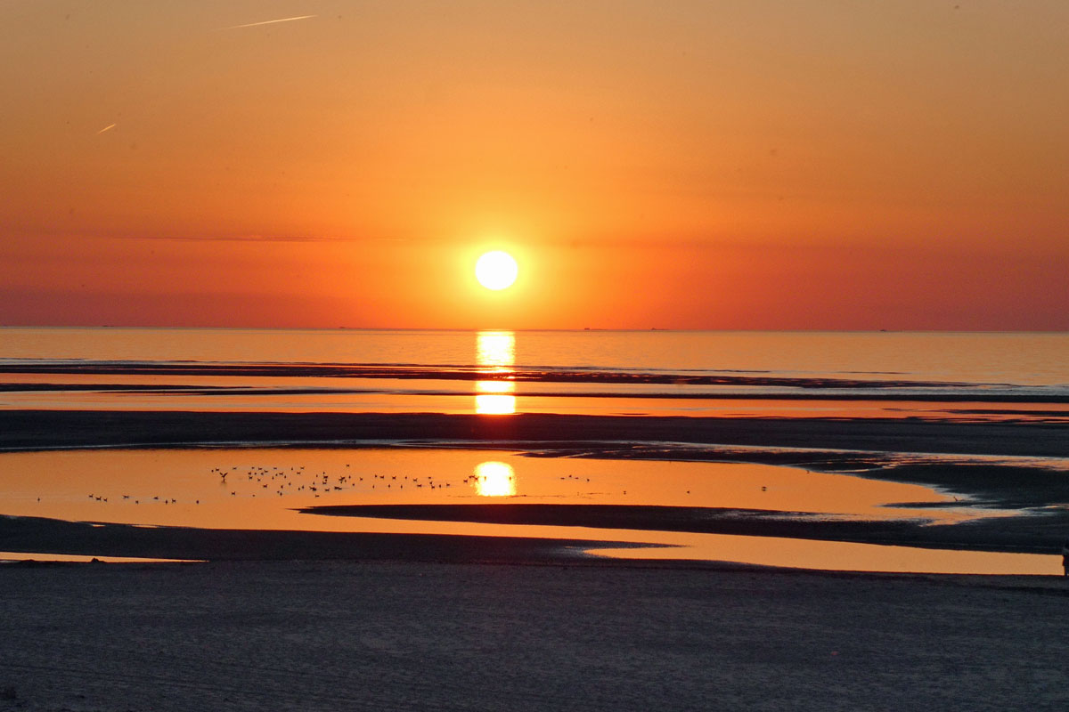 Sunset in Ouddorp beach