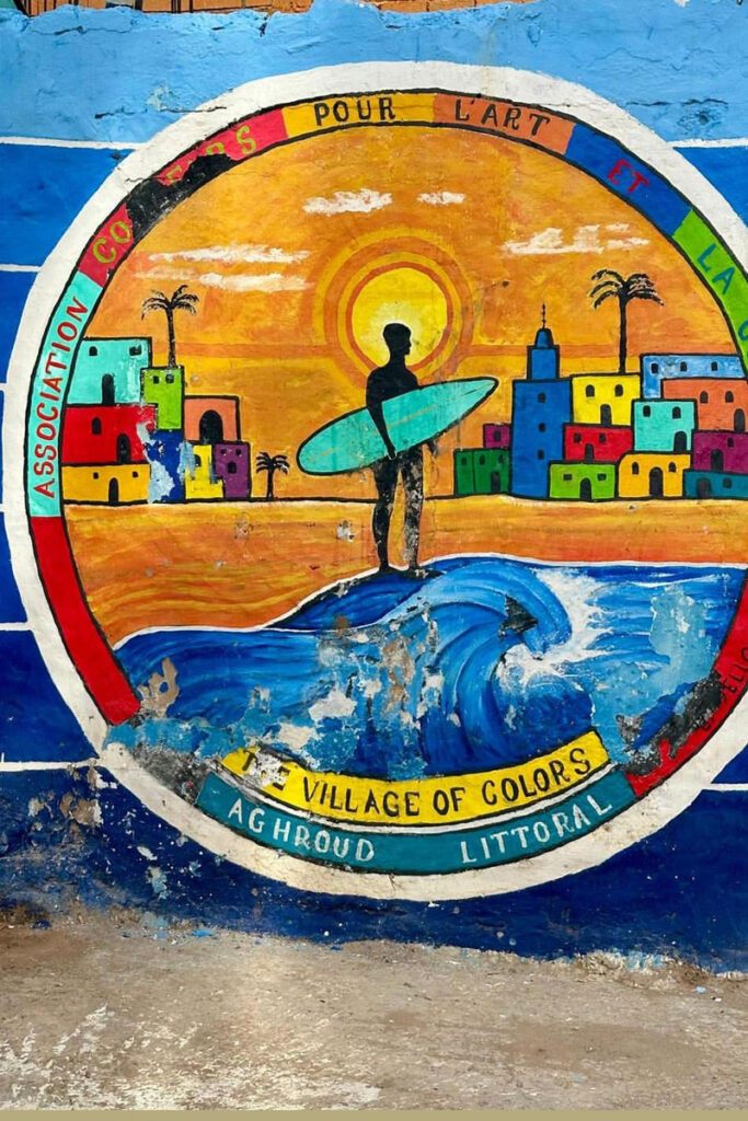 Mural in Aghrout Marokko