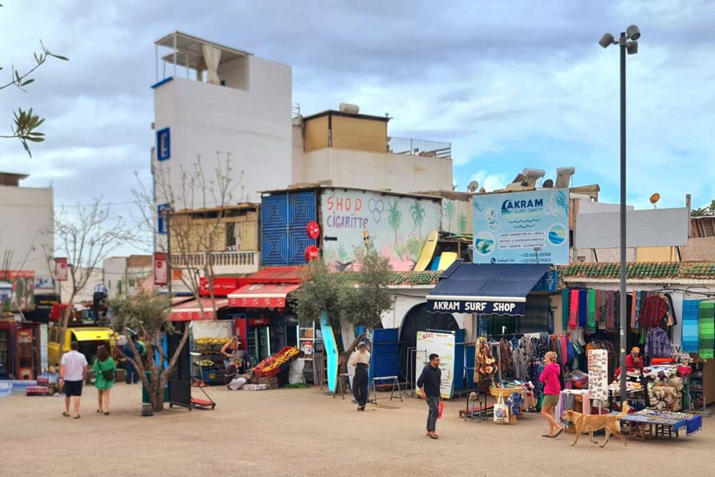 Markpkatz in Taghazout