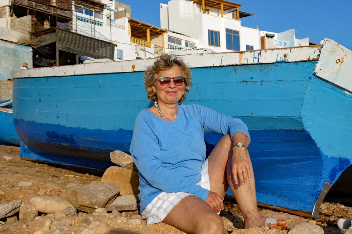 Christiane in Taghazout