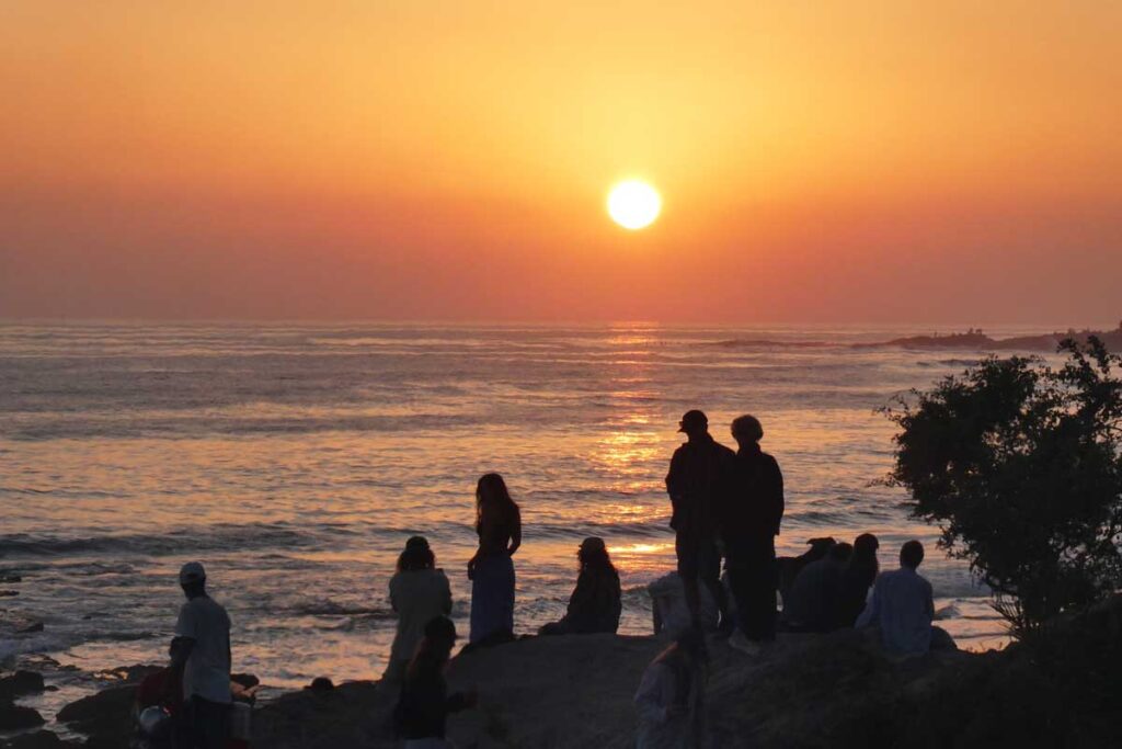 Sonnenuntergang in Taghazout